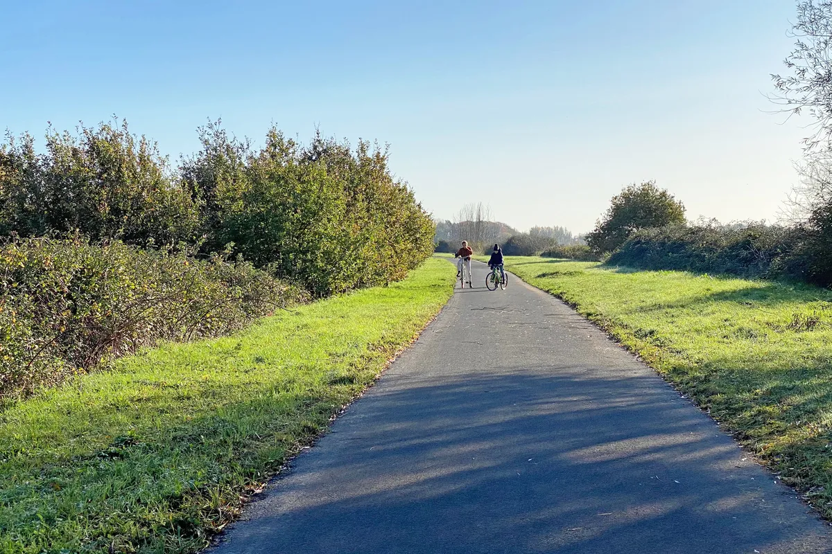 Jaagpad langs het kanaal Gent-Brugge