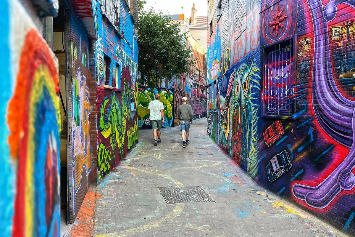 Graffitistraat Gent