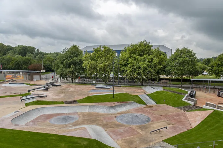 Skatepark Blaarmeersen in Ekkergem in Gent