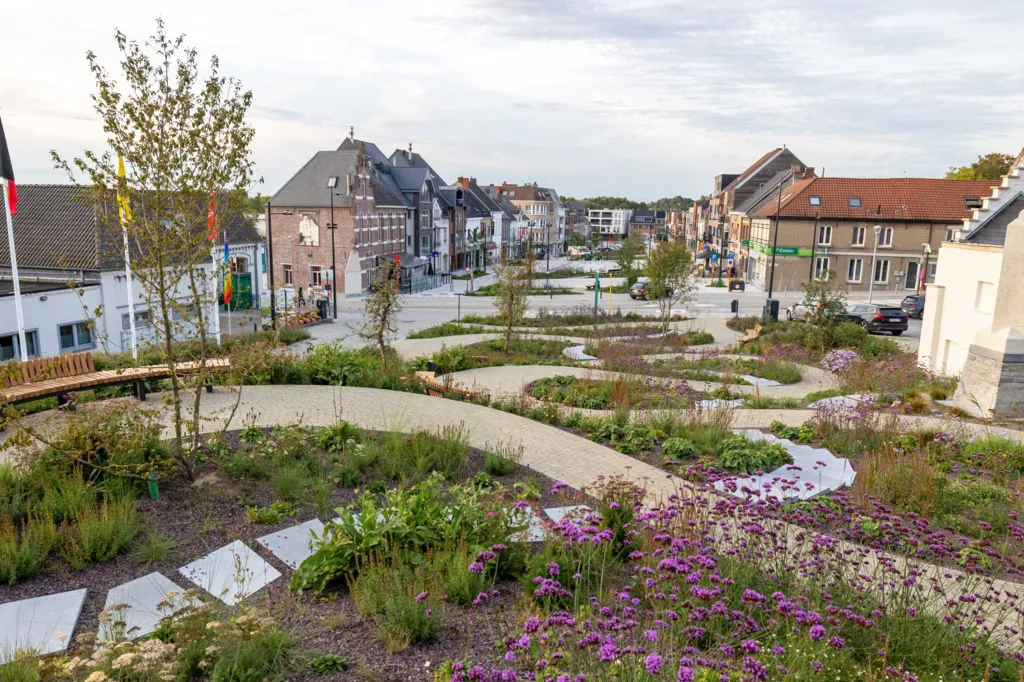De Markt van Gavere in Oost-Vlaanderen