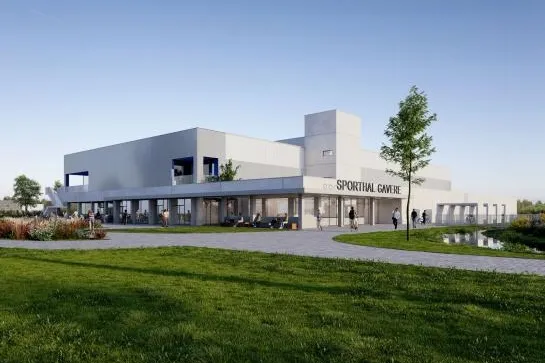 Sporthal Scaldis in Gavere, Oost-Vlaanderen