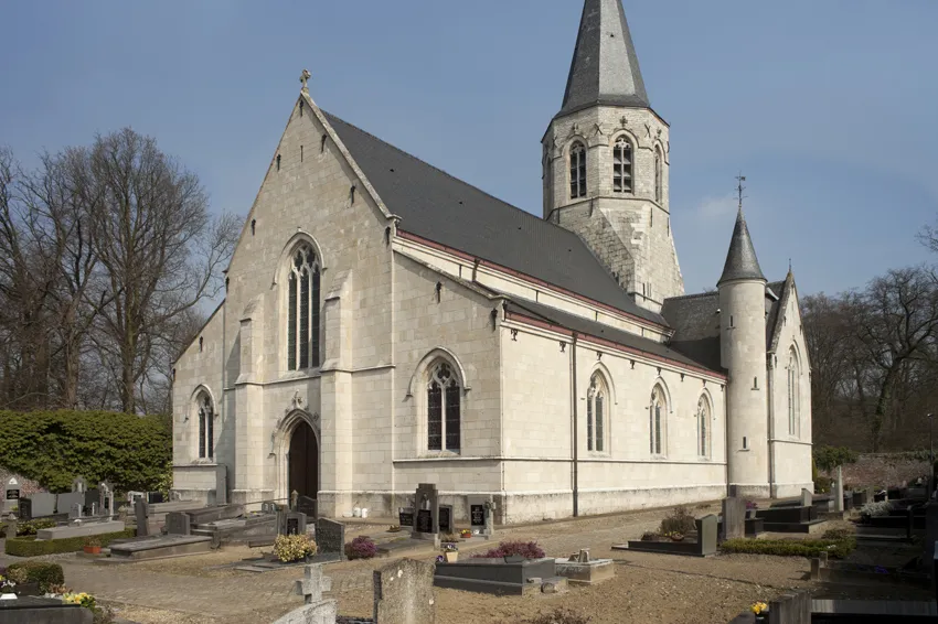 De Sint Martinuskerk in Gavere, Oost-Vlaanderen