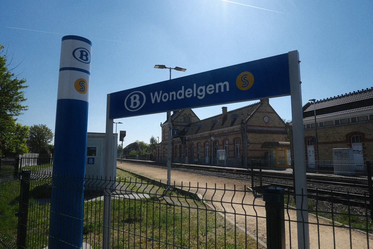 Het station van Wondelgem