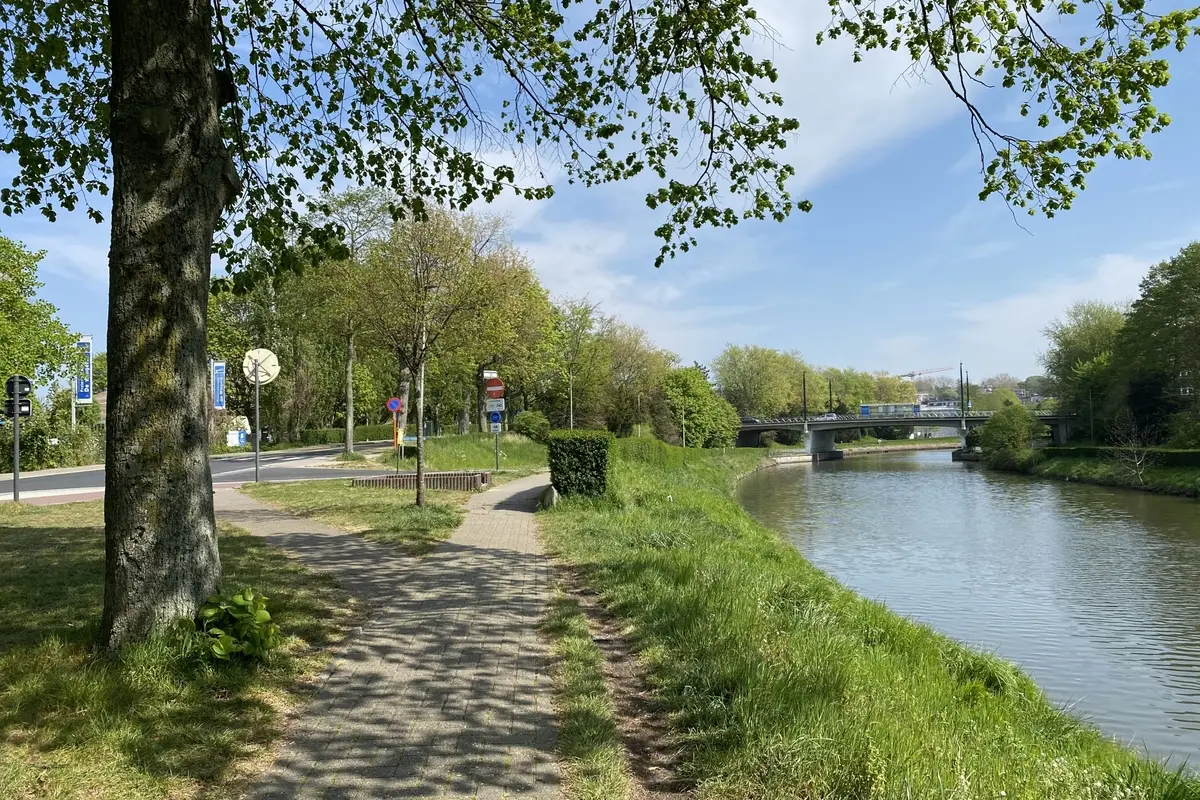De Leie in Ekkergem