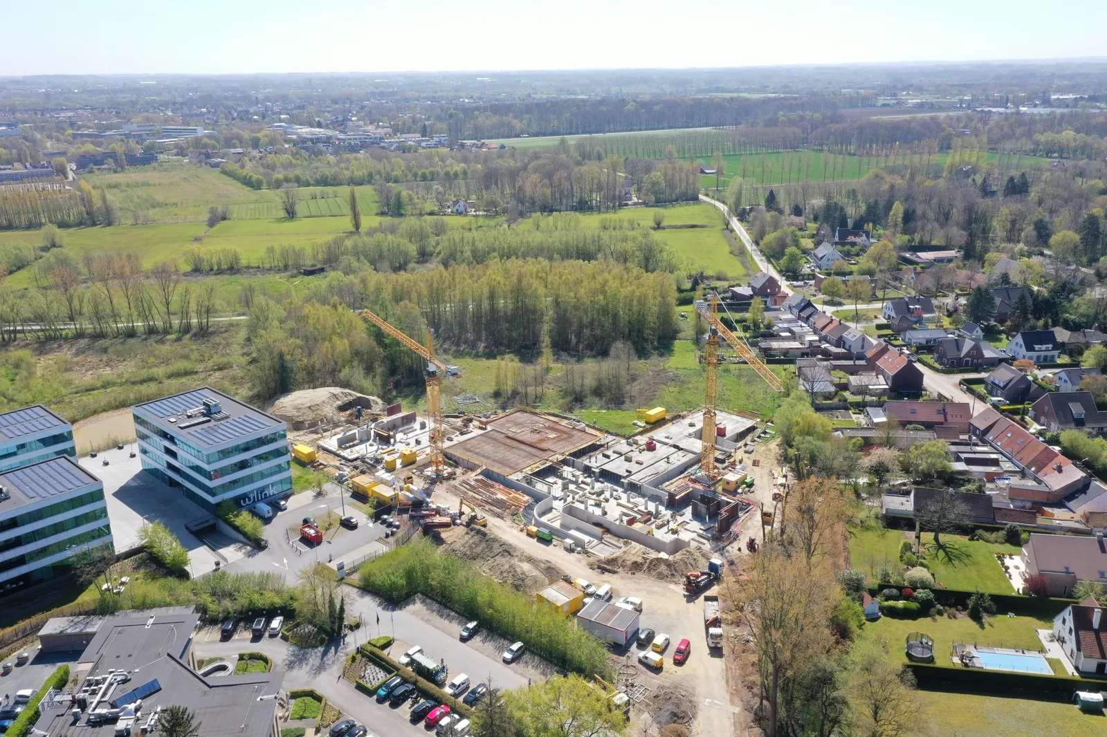 Vordering der werken april 2021