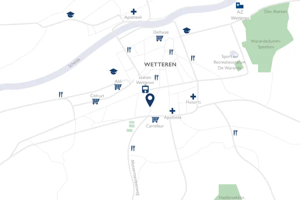 Nieuwbouw appartementen park leon te koop in Wetteren bij Landbergh 1