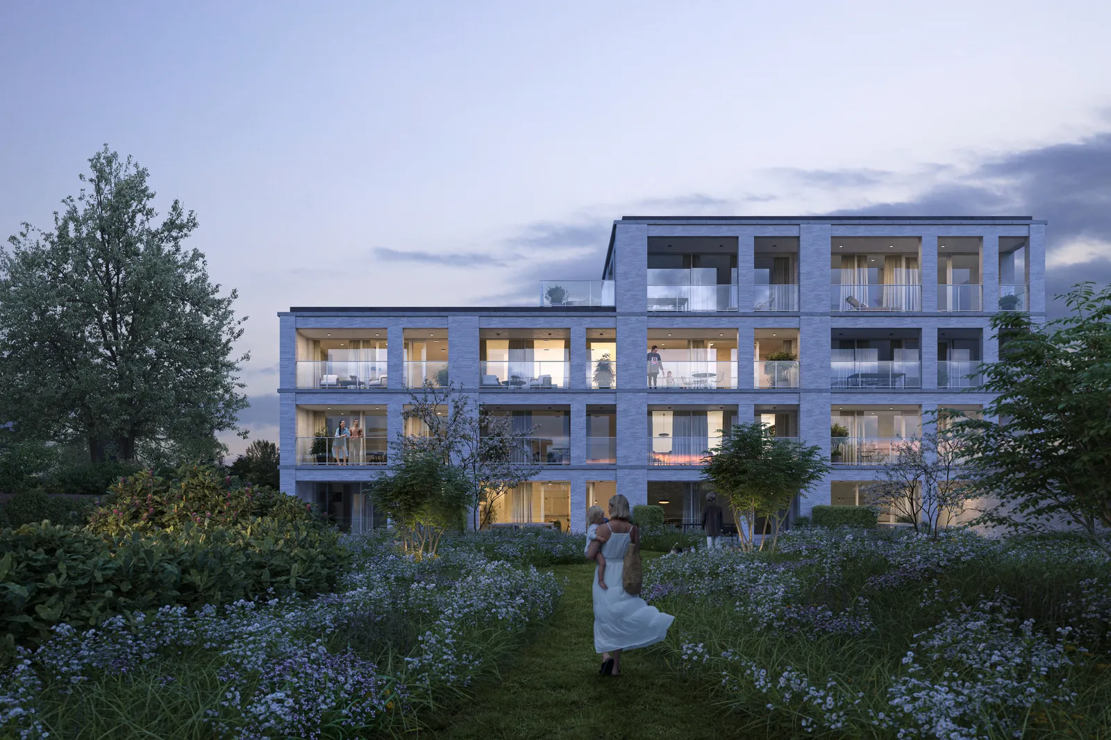 Nieuwbouw appartementen park leon te koop in Wetteren bij Landbergh 6