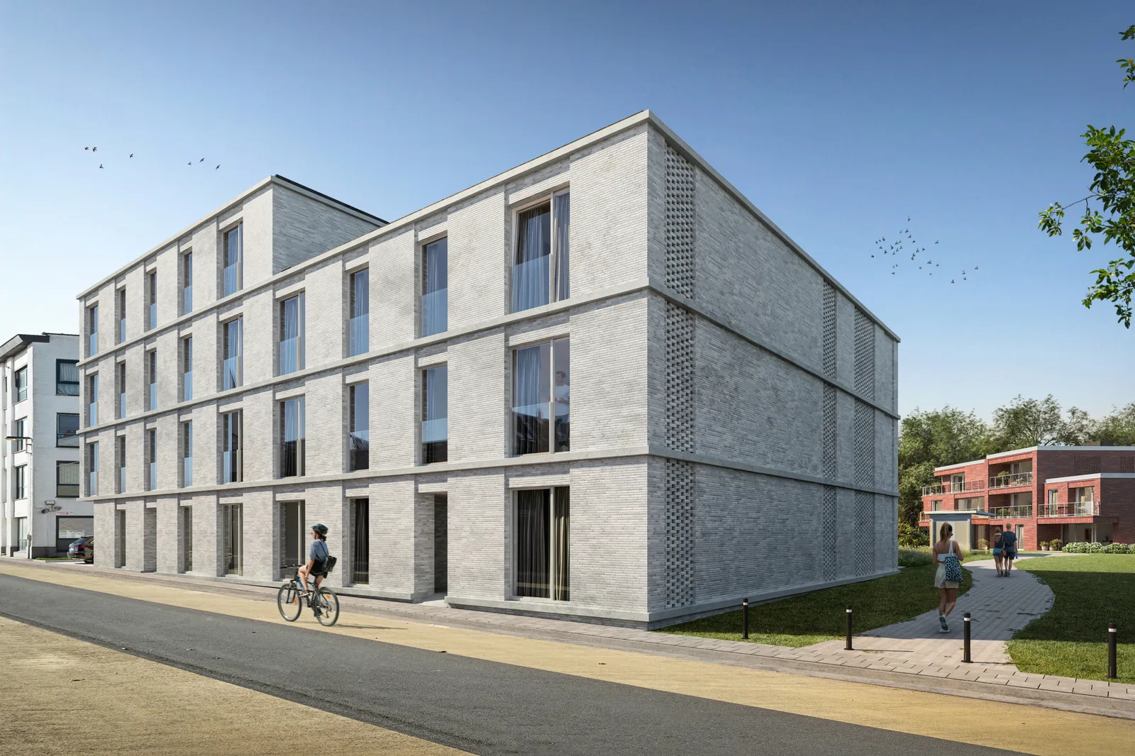 Nieuwbouw appartementen park leon te koop in Wetteren bij Landbergh 7