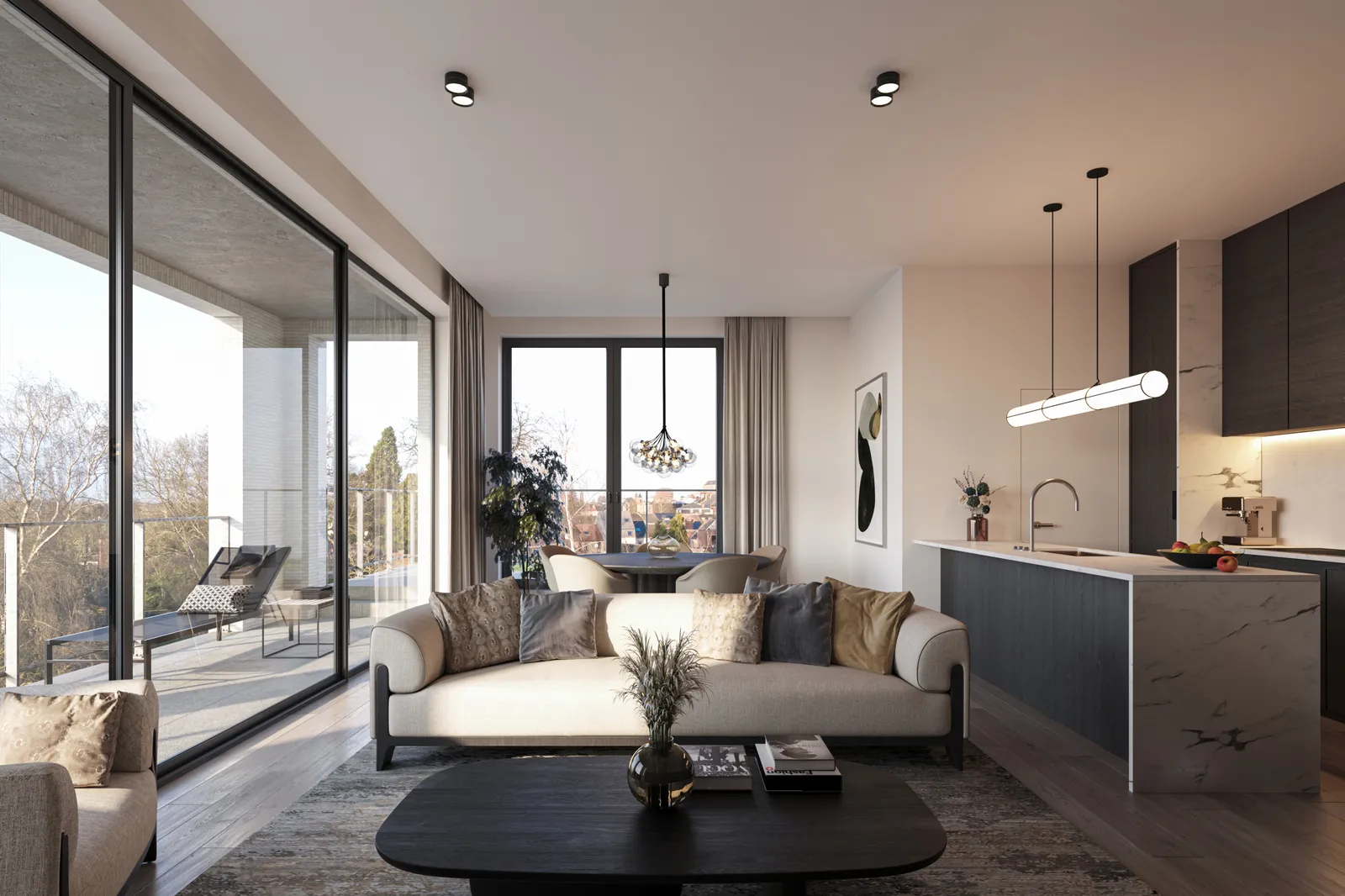 Nieuwbouw appartementen park leon te koop in Wetteren bij Landbergh 3