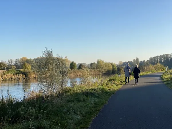 Dijk langs Schelde