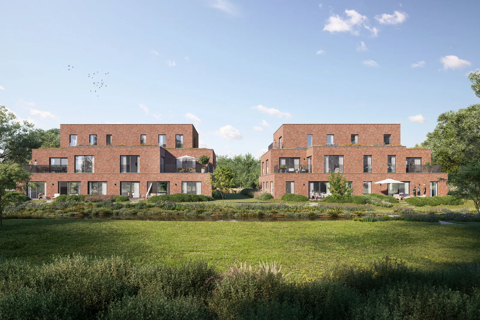 Nieuwbouw appartementen De Lijsters te koop in Merelbeke bij Landbergh 7
