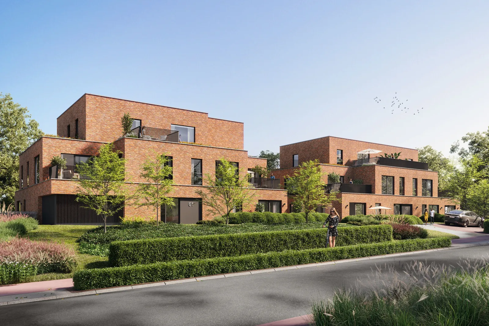 Nieuwbouw appartementen De Lijsters te koop in Merelbeke bij Landbergh 8
