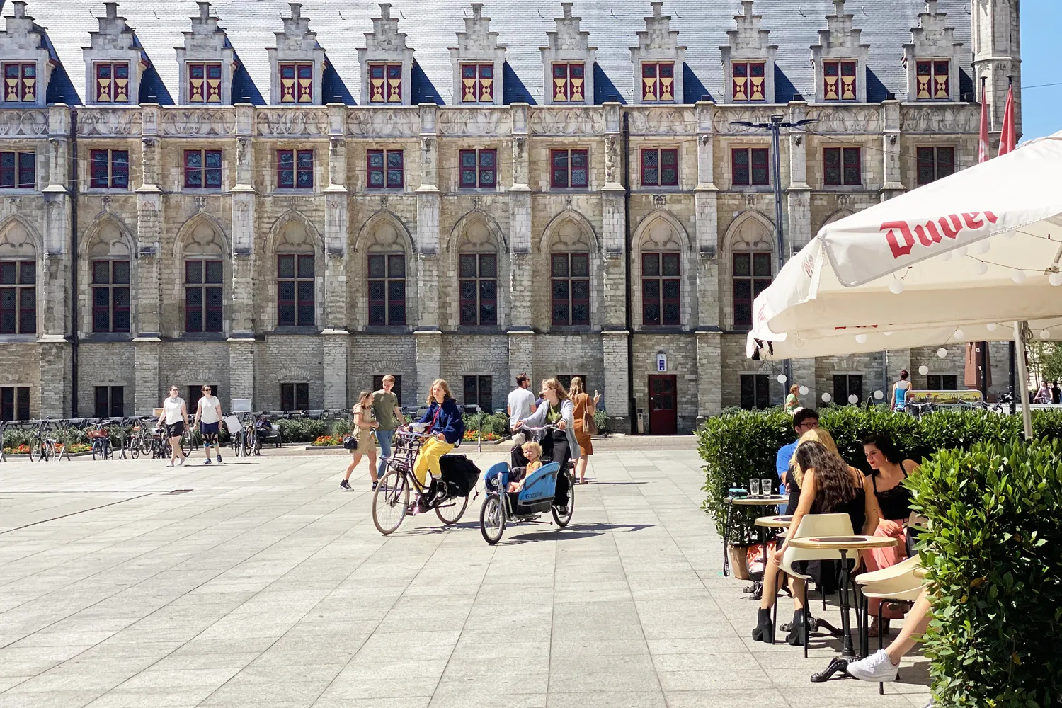 Het Sint-Baafsplein in Gent