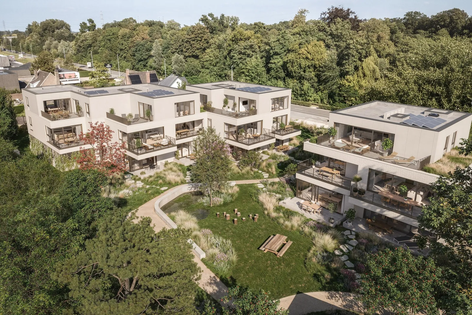 Appartementen Wallenhof te koop in Olsene Zulte bij Landbergh 10