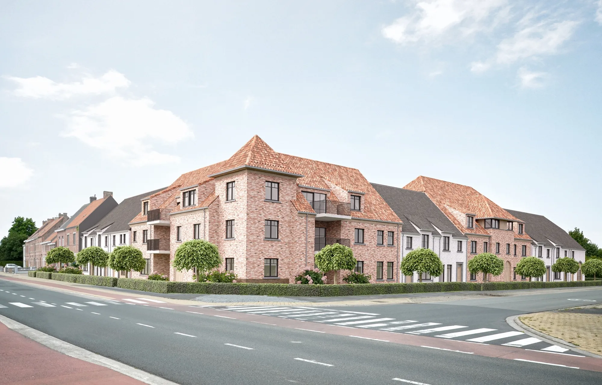Appartementen en woningen D Hulhaeghe te koop in Deinze bij Landbergh 01