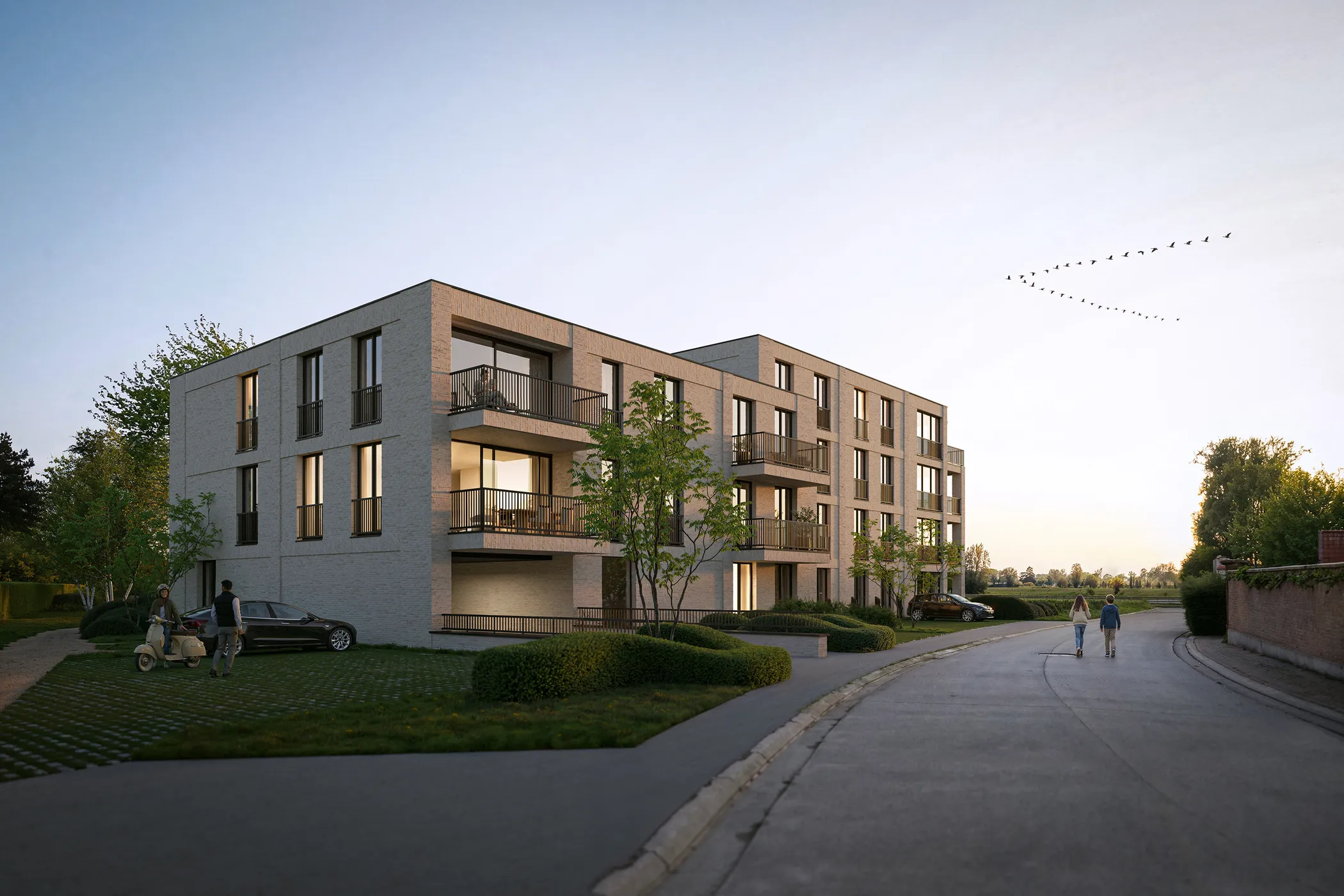 De Waterkant | Nieuwbouwappartementen te koop in Gavere