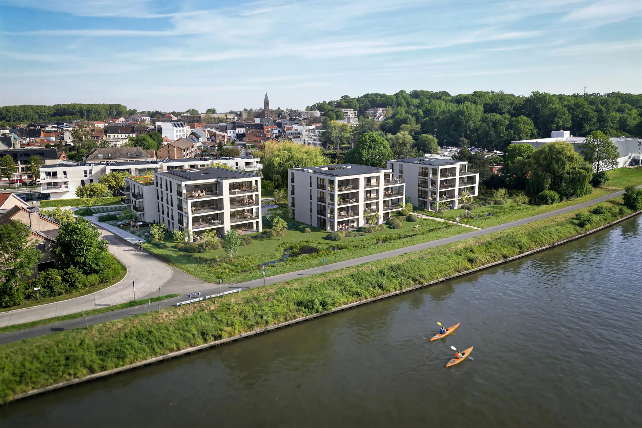 De Waterkant | Nieuwbouwappartementen te koop in Gavere