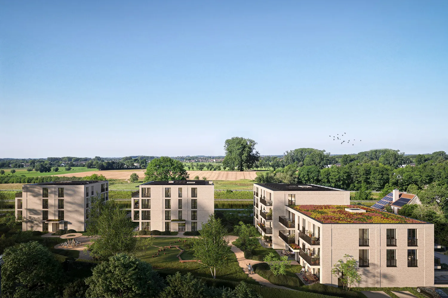 De Waterkant | Nieuwbouwappartementen te koop in Gavere