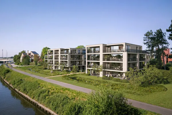 De Waterkant | Nieuwbouwappartementen te koop in Gavere