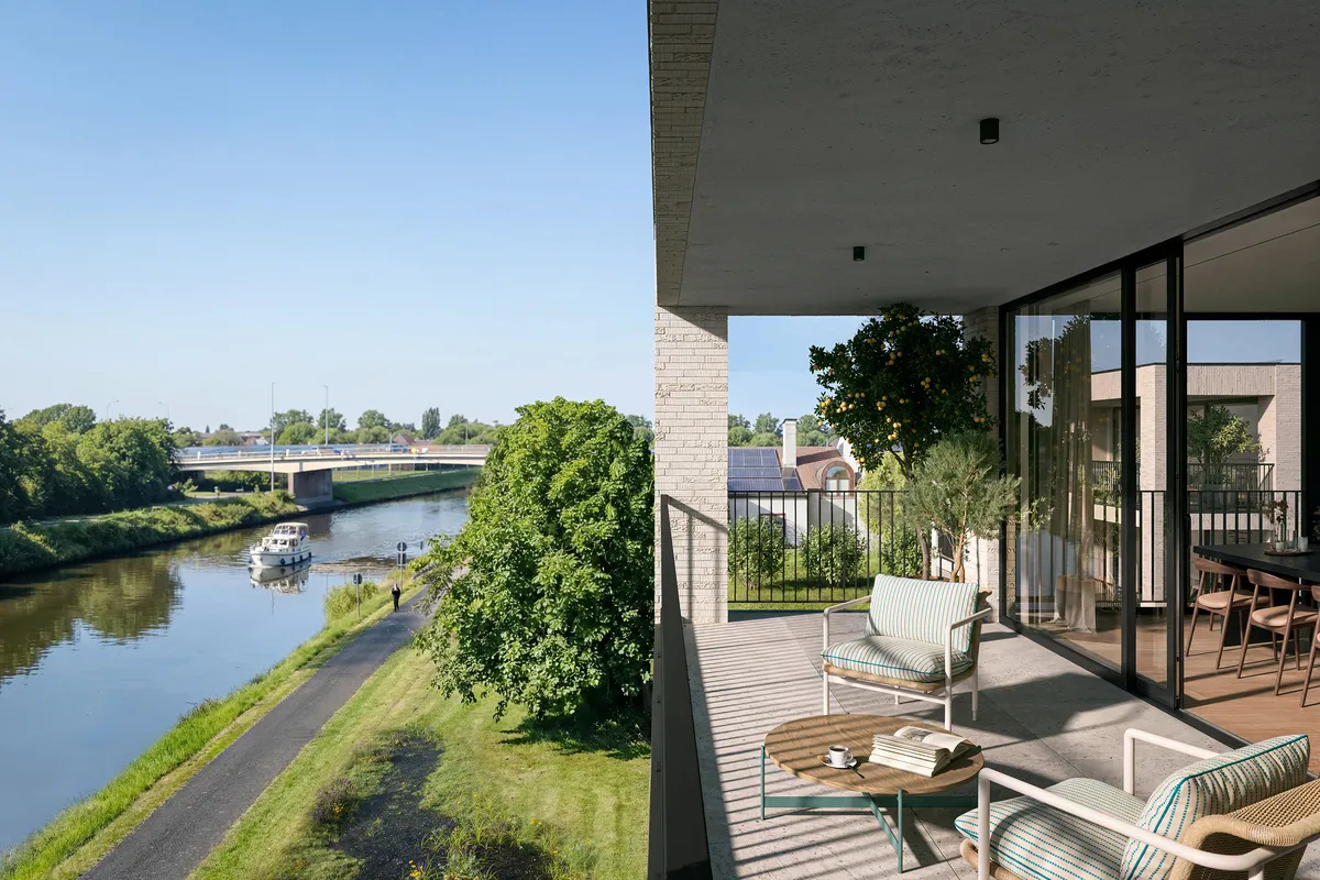 De Waterkant | Nieuwbouwappartementen te koop in Gavere