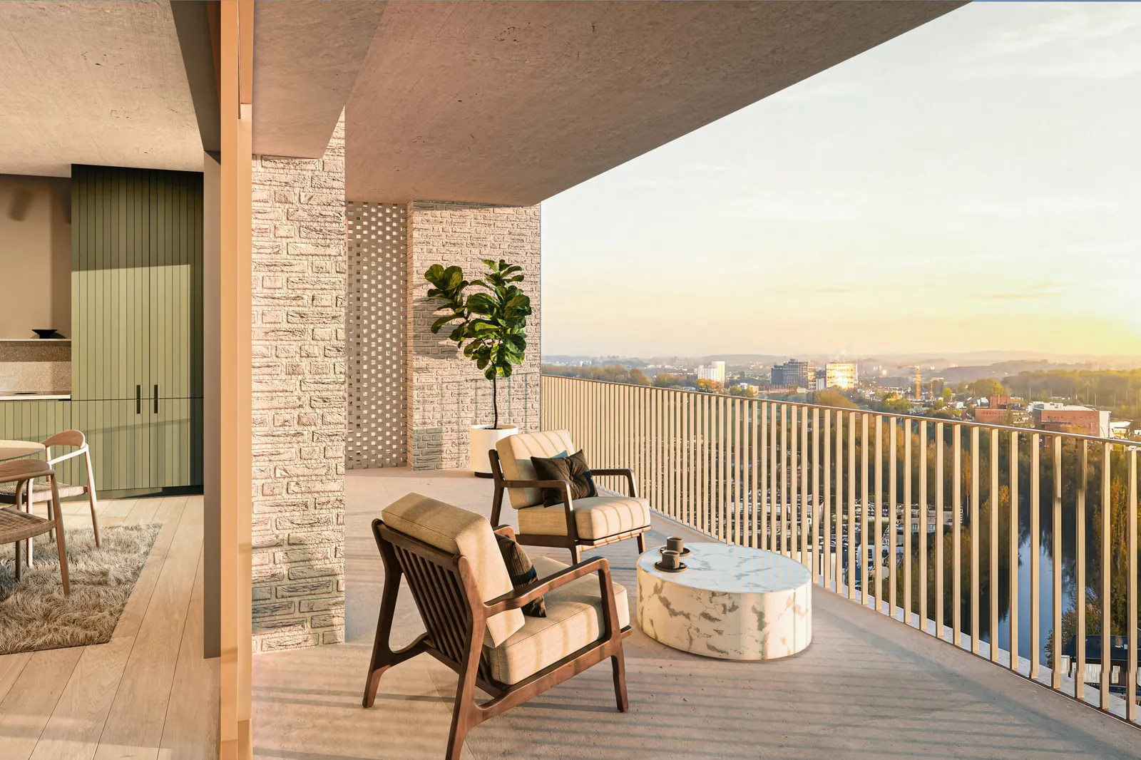 Lys | Nieuwbouwappartementen te koop in Deinze